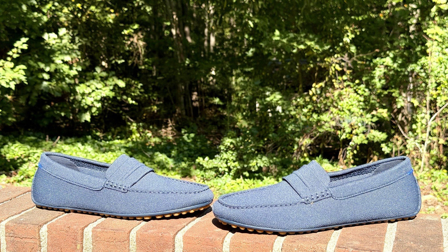 Rothy's Men’s Size 11 The Driving Loafer Navy New Rare $189 Retail