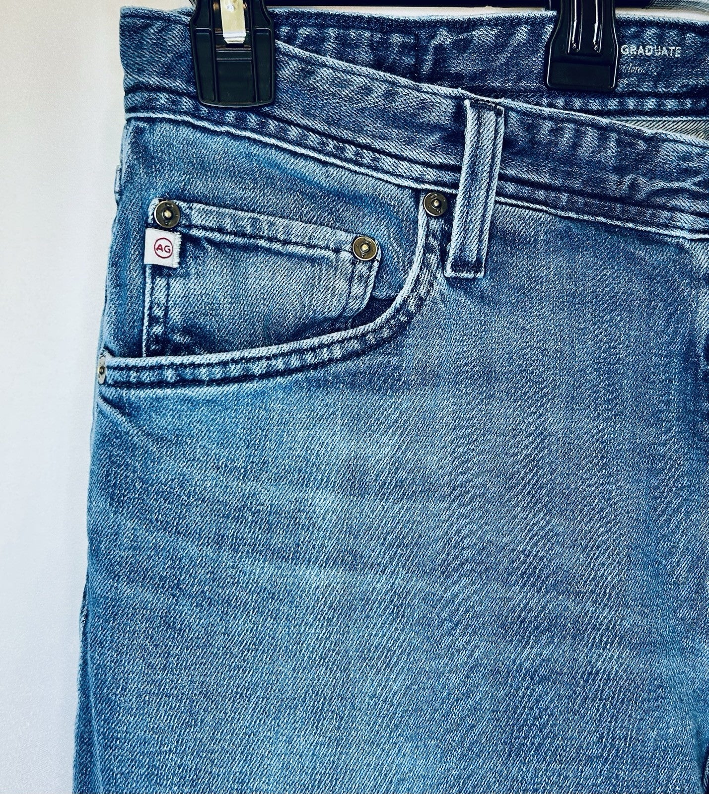 AG Adriano Goldschmied The Graduate Tailored Leg Medium Wash Mens 34 (34x30)