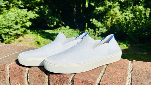 Rothys The Original Slip On Sneaker White Women’s Size 7.5 Comfort Shoes