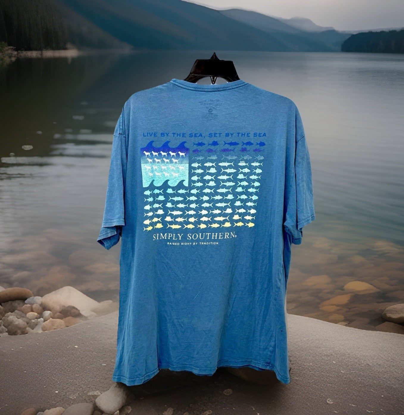 Simply Southern SeaFlag S/S Graphic T-Shirt Men’s Size XL