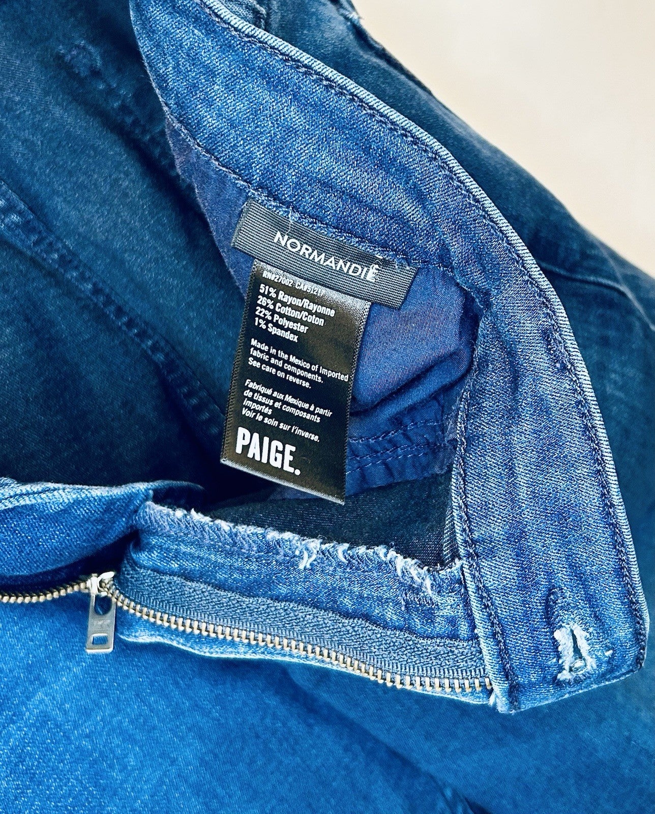 Paige Normandie Denim Jeans Straight Leg Dark Wash Mens Size 36 (36x30) $209 New