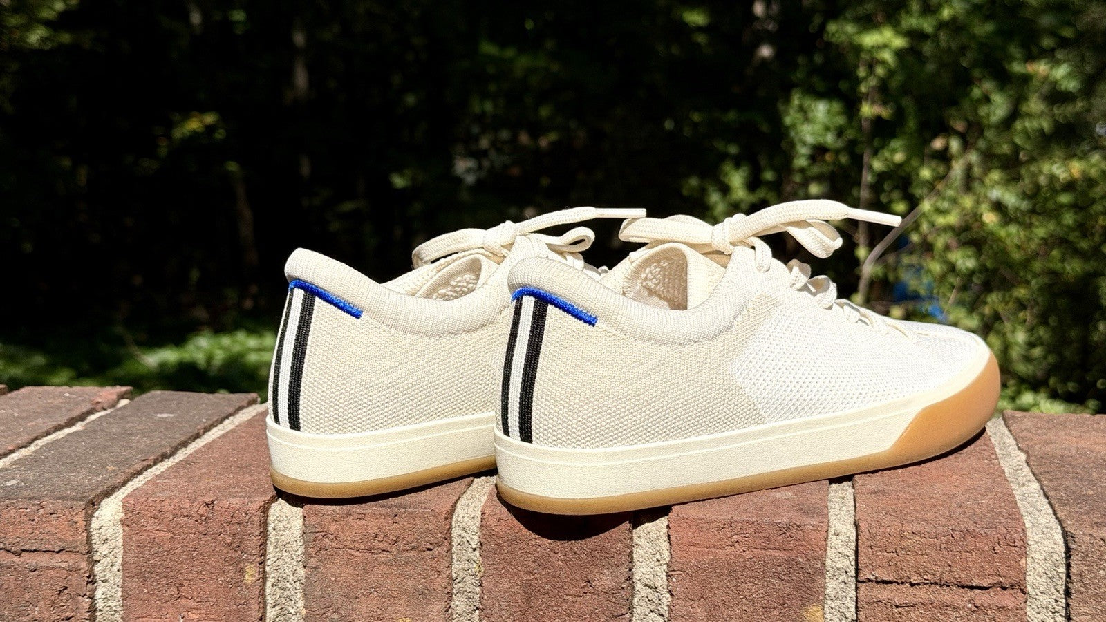 Rothy’s The Lace Up Blonde Sneakers Women's Size 8.5