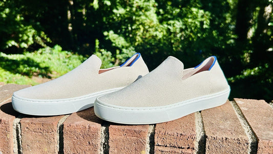 Rothys The Original Slip On Sneaker Sand Women’s Size 7.5 Comfort Shoes