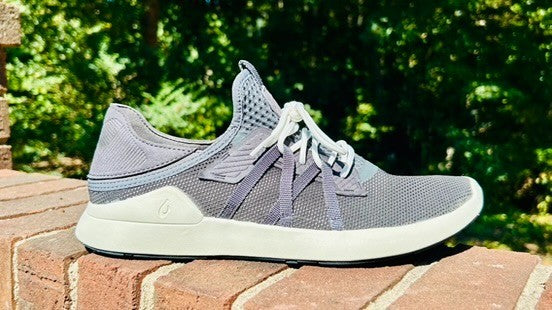 Olukai Holo Convertible Mesh Dark Shadow Grey Lace Up Athletic Shoes Men's 9.5