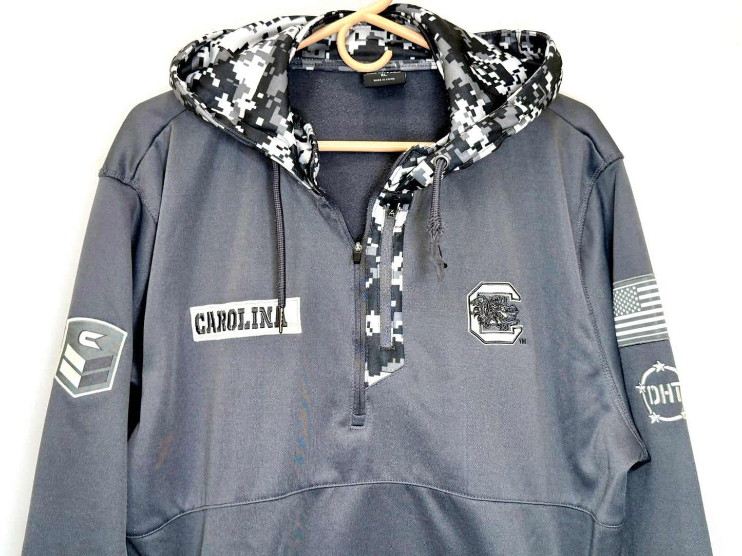 colloseum South Carolina Gamecocks OHT Camo Hoodie XL Military cotton