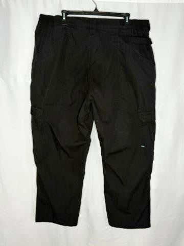 5.11 Tactical Cargo Pants Mens 42x30 Black Ripstop Workwear Utility