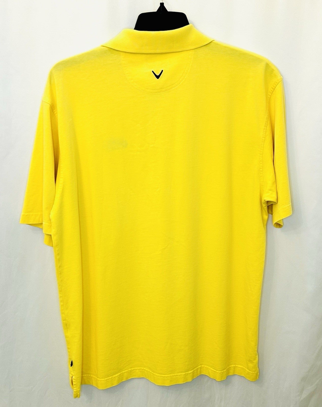CALLAWAY Golf Sport- Yellow Polo - Men’s Size Large (44) - 100% Cotton