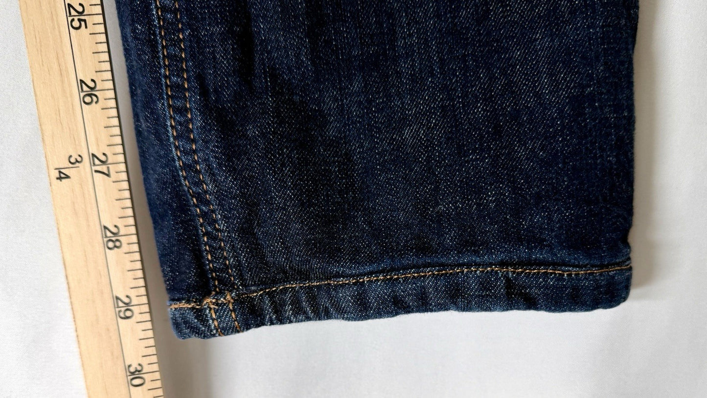 Alberto Pipe Regular Slim Fit Denim Blue Dark Wash 38x30 (Tag 38x34) $245 Retail