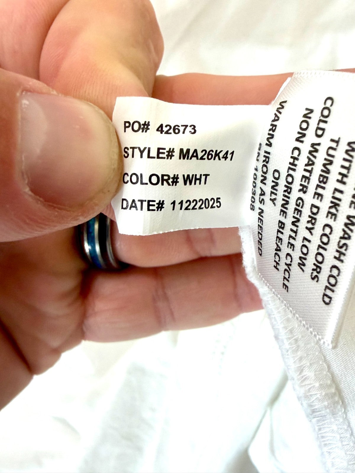 Peter Millar Men's Medium White Crown Comfort Short Sleeve Pocket T-Shirt Luxury
