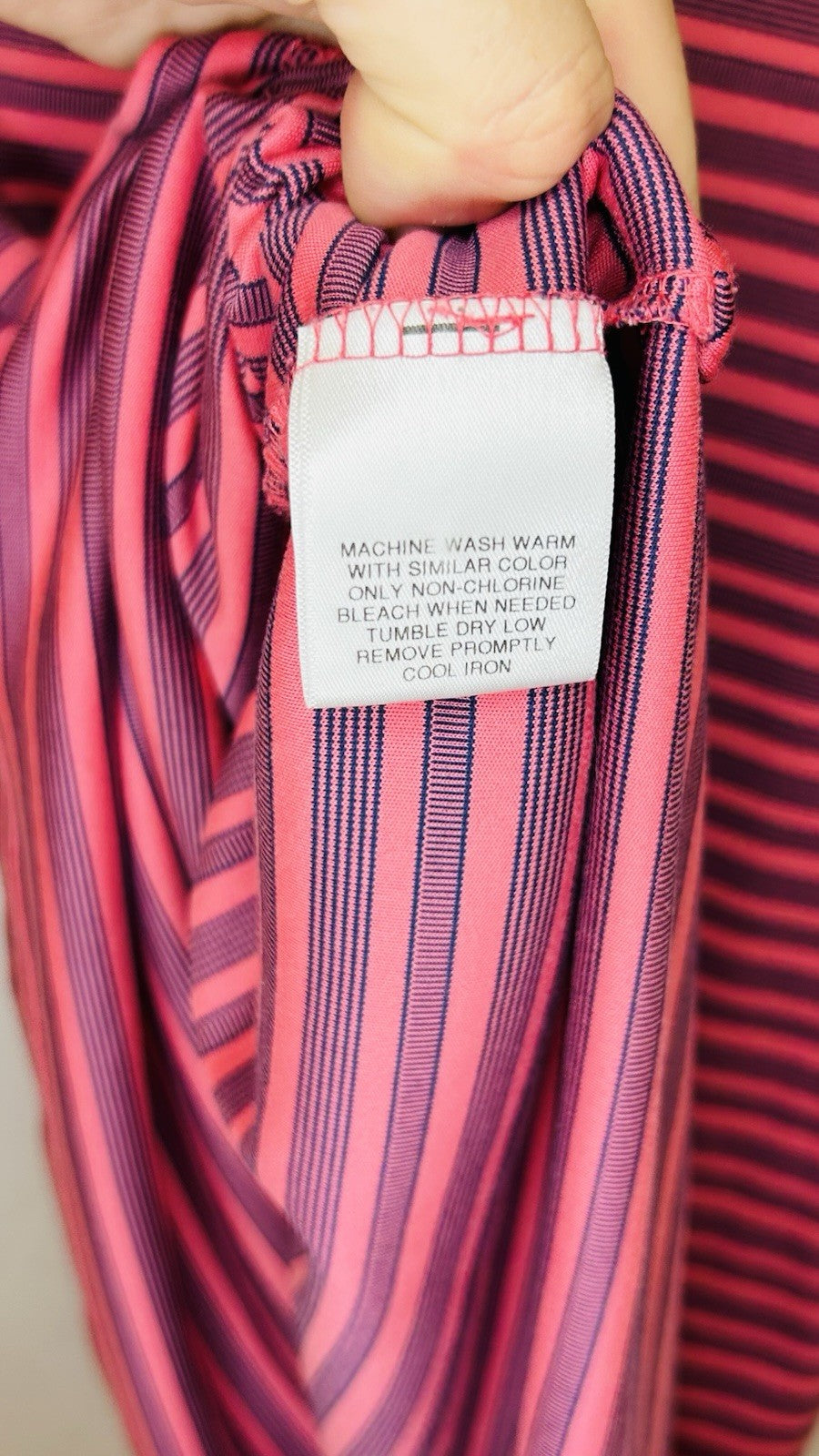 Daniel Cremieux Signature Collection Mens Large Red Striped Athletic Golf Polo