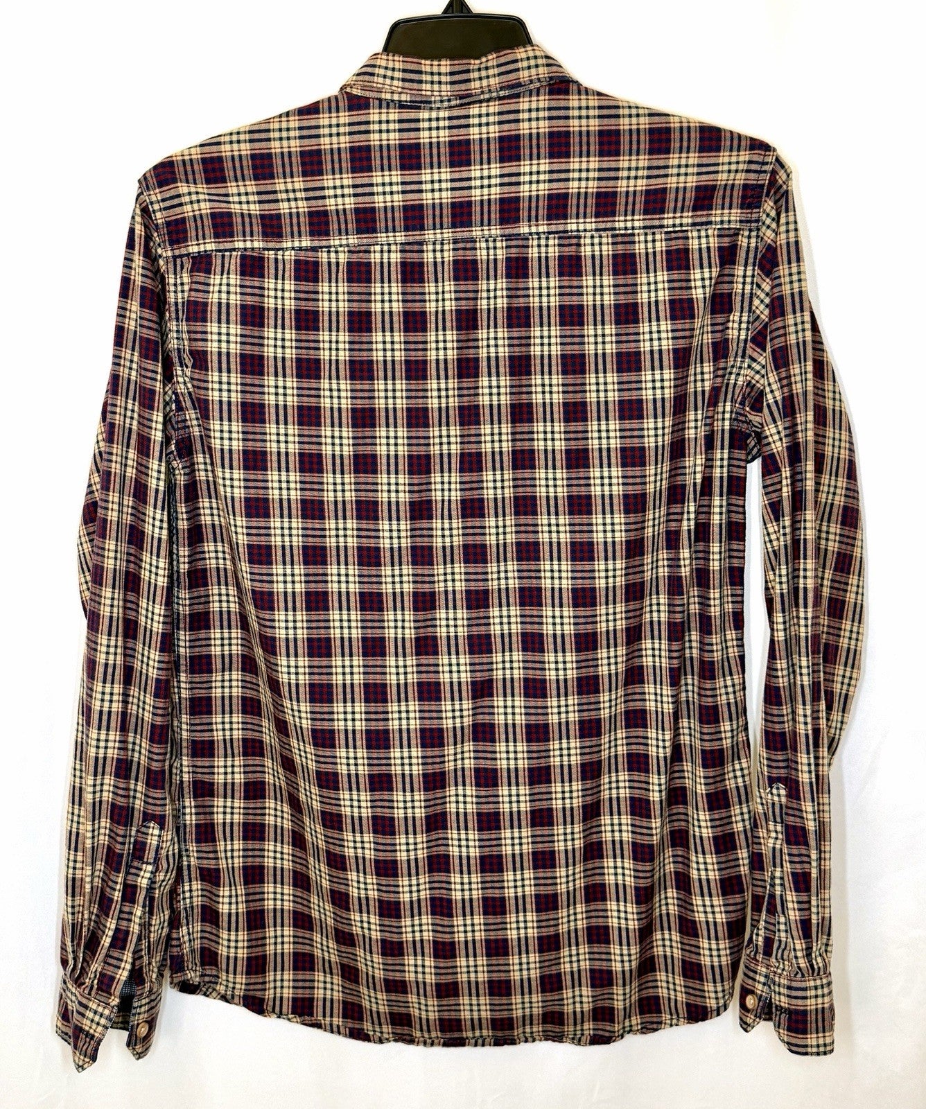 Unbutton Men’s XL Slim Fit Plaid Button Up Shirt