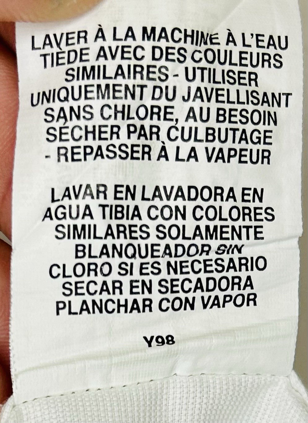 Tommy Hilfiger Men’s Shirt Long Sleeve  Button Up Slim Fit White - Size 17/32-33