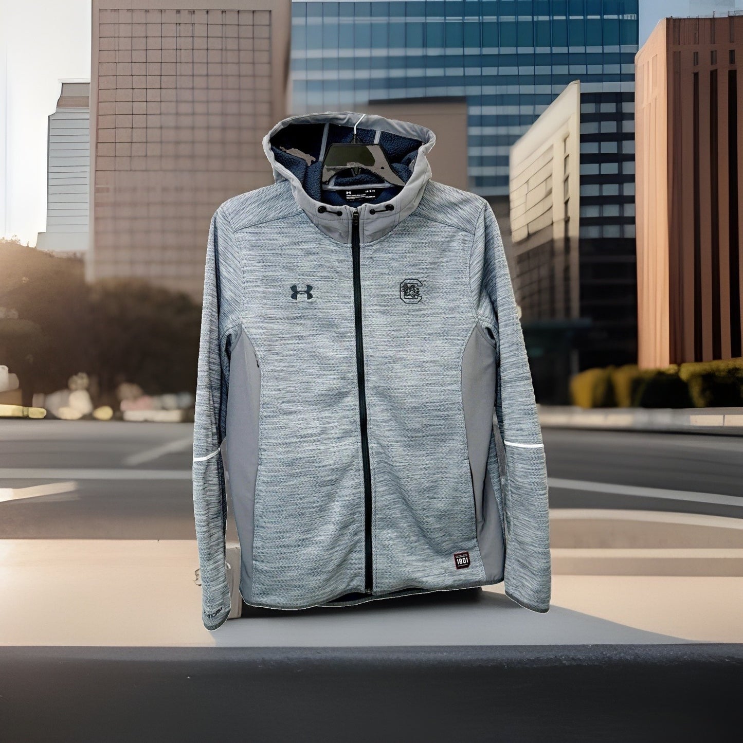 Under Armour UA Storm Swacket Jacket Mens L South Carolina Gamecocks Grey Zip