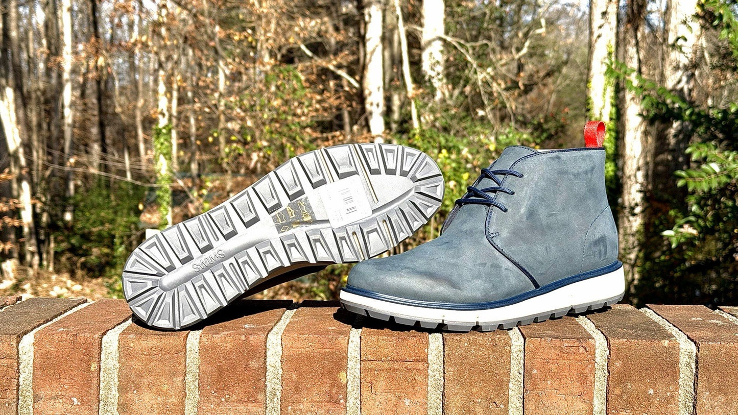 NWT SWIMS Men's Motion Chukka Boots  Color Navy Men’s Size 8 / $258 Retail
