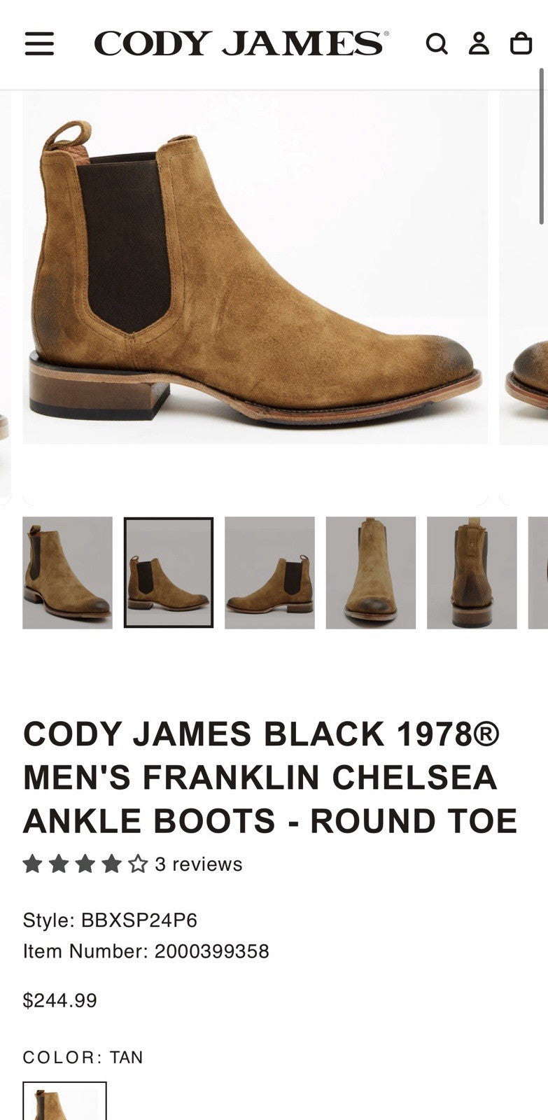 Cody James Black 1978 Franklin Chelsea Boots Mocha Suede Men 12D NWT $245 Retail