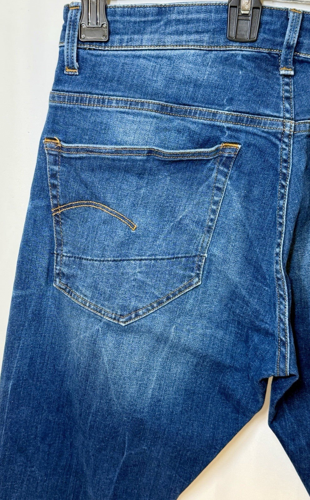 G-STAR RAW Men’s 3301 Straight Tapered / Slim/Skinny Jeans Size W34 L30 (34x30)