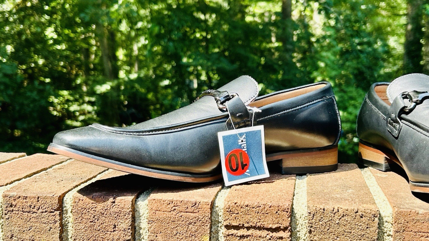 NWT TOMMY HILFIGER Senner Oxford / Black / Men’s Size 10 / Easy Slip-On