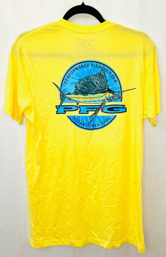 NWT Columbia Men’s PFG Sportswear Short Sleeve T-Shirt Medium Vintage Fishing