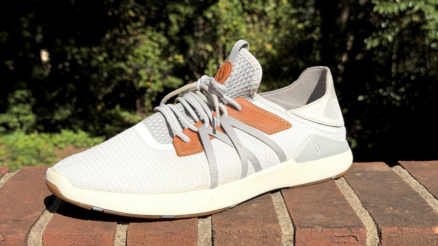Olukai Mio Li Convertible Mesh Sneaker - Mist Grey/Poi - Men’s 12 - Retail $130
