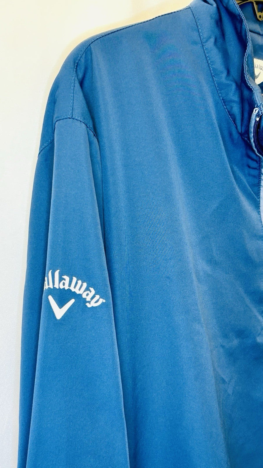 Callaway V Windbreaker / 1/4 Zip Pullover / Royal Blue / Wind Resistant
