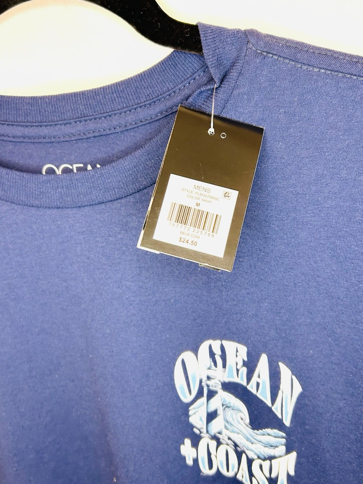 NWT Ocean Coast Lighthouse Graphic Short Sleeve Shirt - Men’s Medium