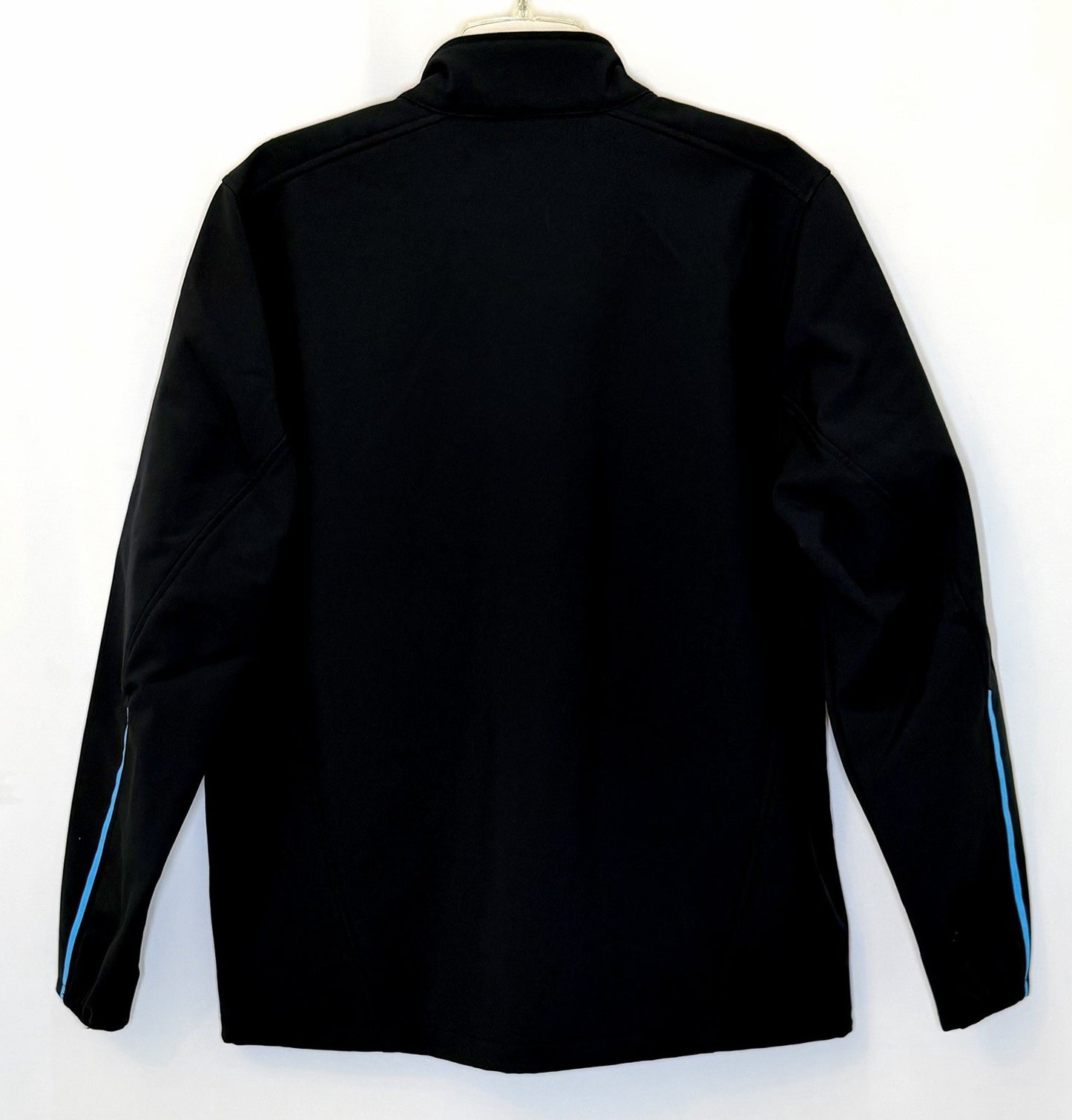 HUK CROSSLAKE WINDBLOCK JACKET / MEN’S SIZE LARGE / BLACK-BLUE