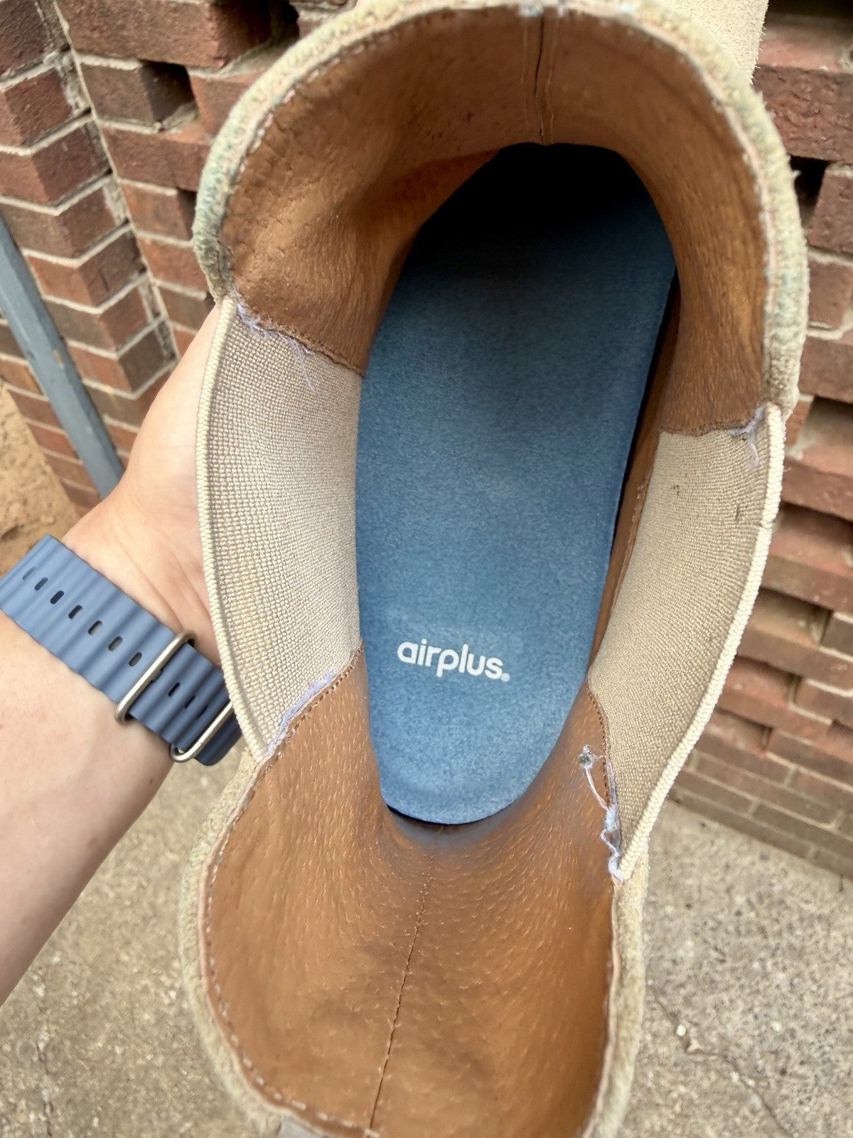 New Republic By Mark McNairy - Chelsea Boot - Men’s Size 12/45.5 EU - Tan Suede