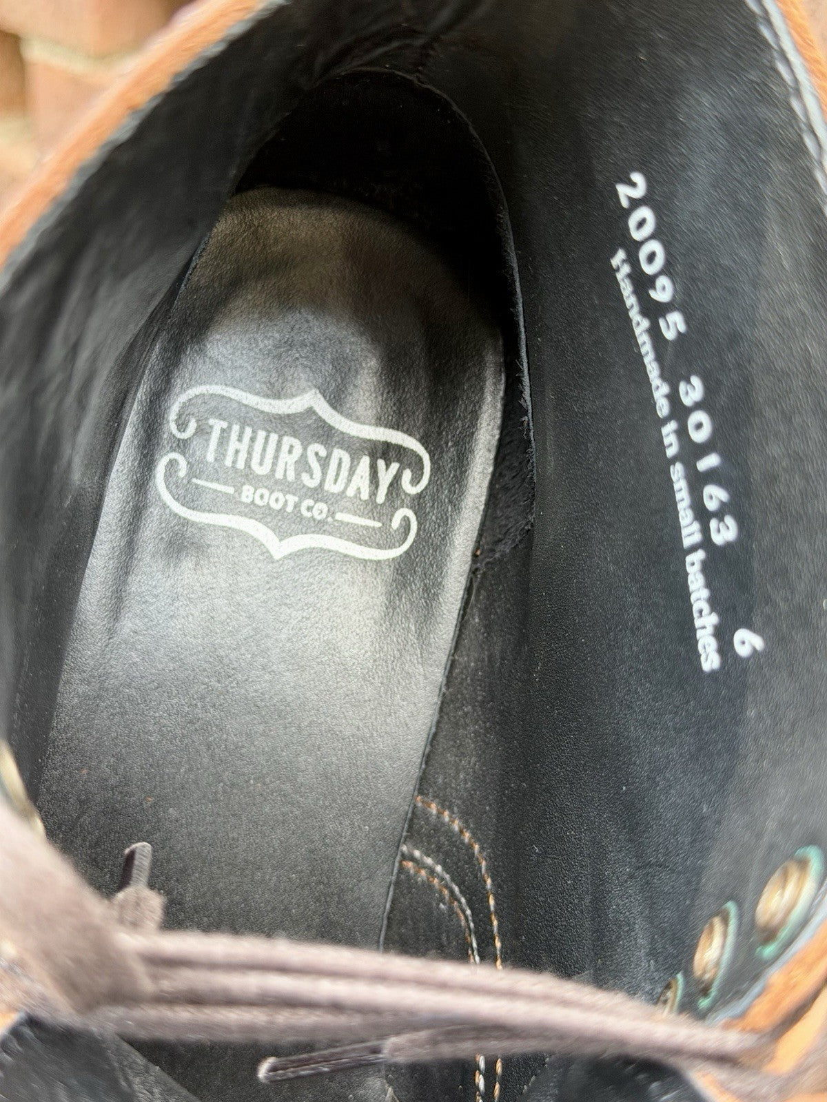 Thursday Boot Co Captain Terracotta Leather Cap Toe Mens Boots Size 11.5