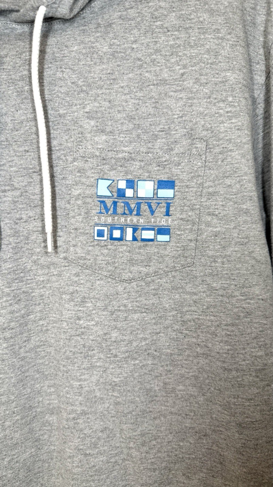 Southern Tide Hoodie Men’s Medium Pullover Sweatshirt MMVI Graphic Design