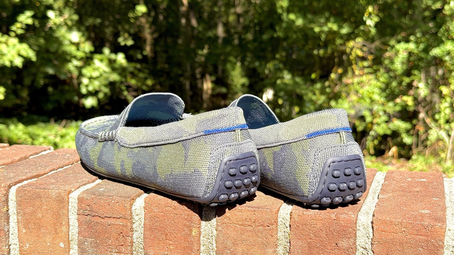 Rothy's Men’s Size 11 The Driving Loafer Forest Camo New Rare $189 Retail