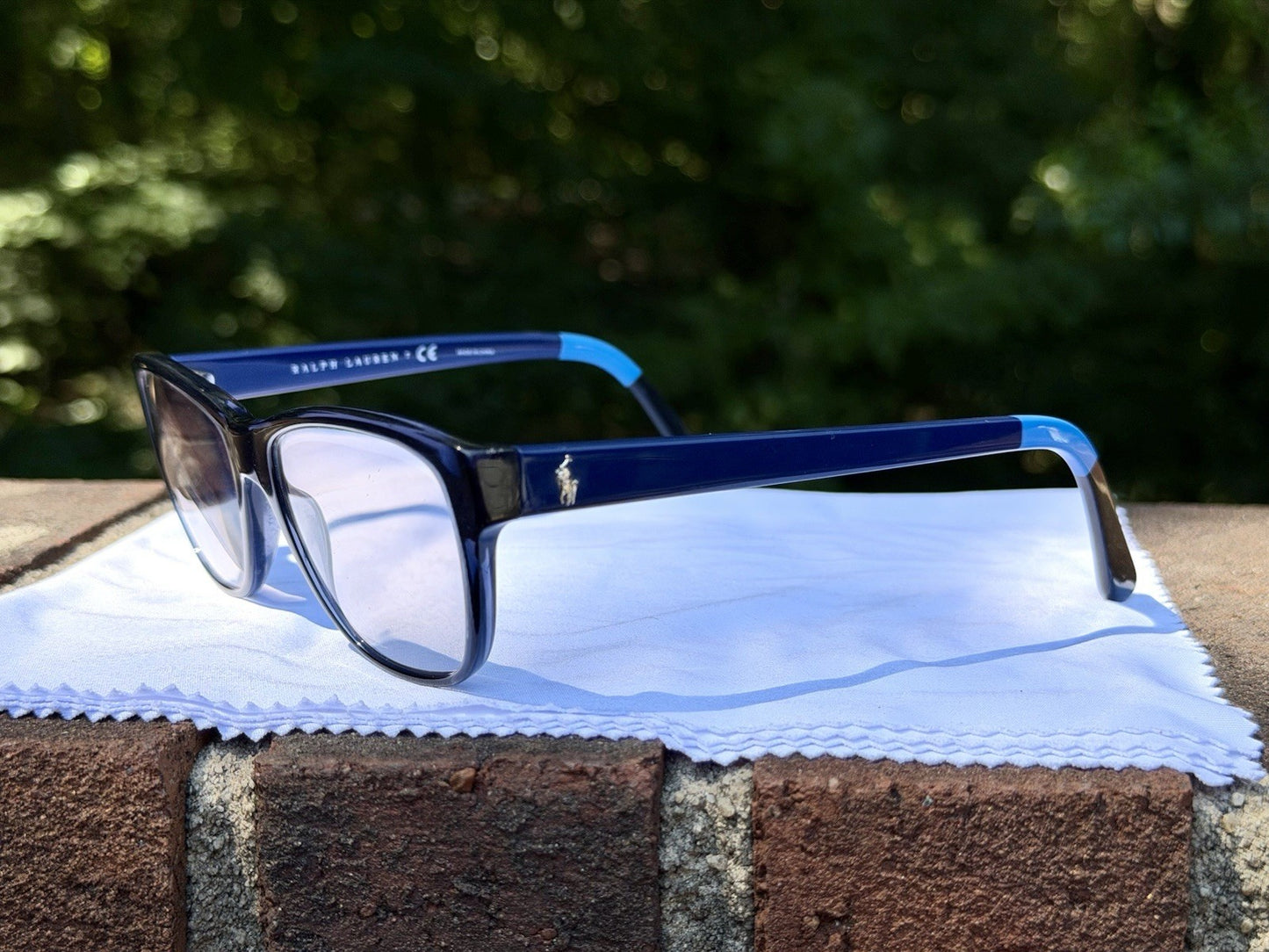 Polo Ralph Lauren PH 2148 5576 Navy Blue Clear Eyeglasses Frames 51-17 140