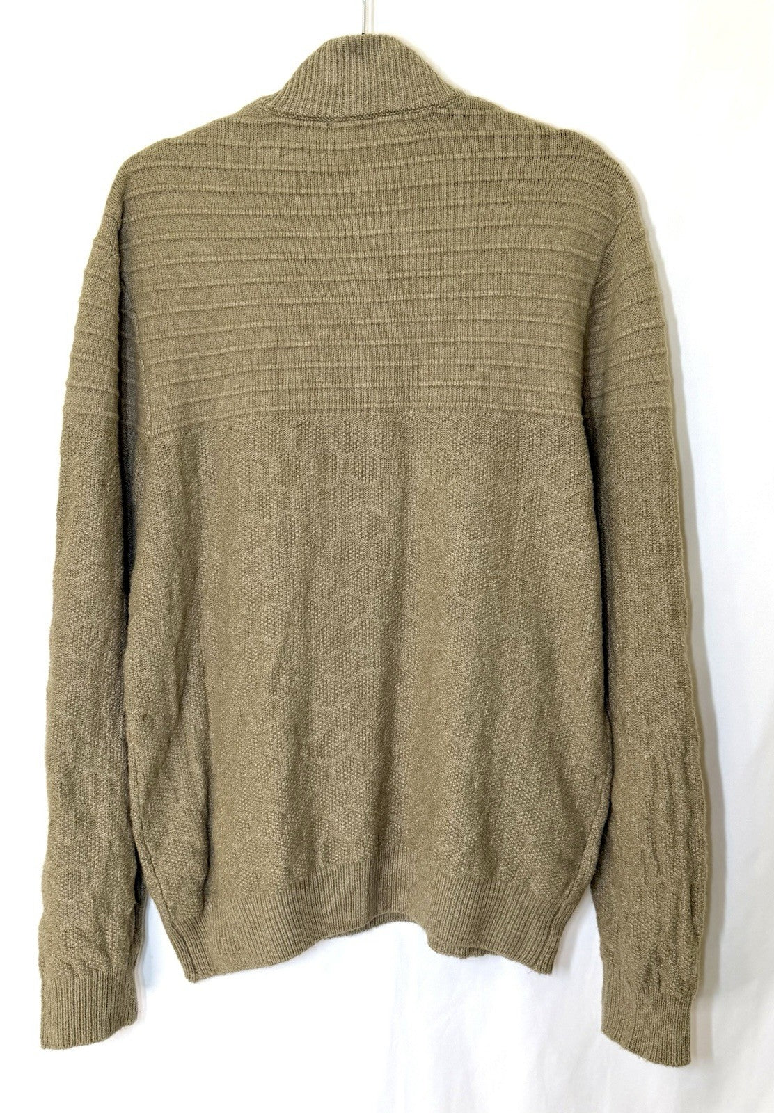Southern Proper Men's Textured 1/4 Zip Sweater Size XL