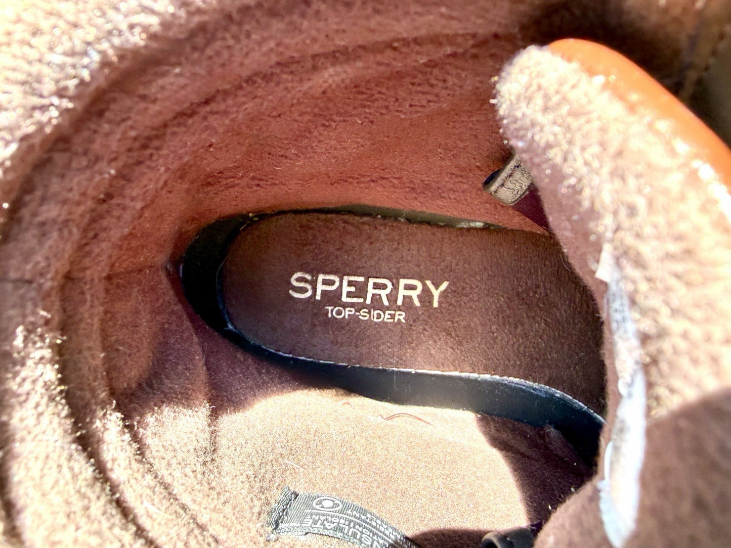 Sperry Avenue Men's Duck Boots Size 11 M Brown/Grey Waterproof Worn Twice!