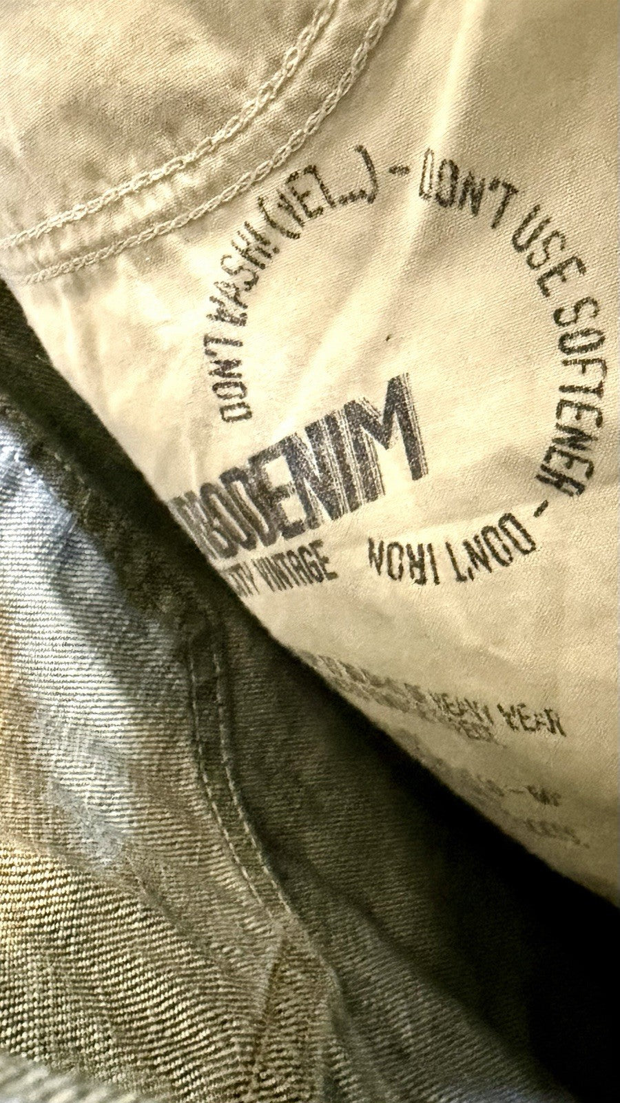 Diesel Jeans Tepphar Slim Carrot Dark Button Fly Skinny Jeans Men's 34x32