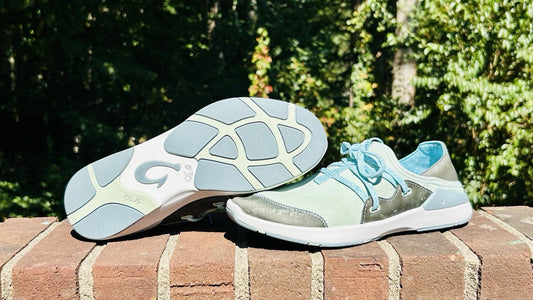 OLUKAI Miki Li / Pale Moss / Dolphin / Slip On Sneakers / Size 7 / Women's Shoes