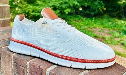 Unbranded Size US 12 / EU 45 Casual Walking Shoes Light Breathable / White Mesh