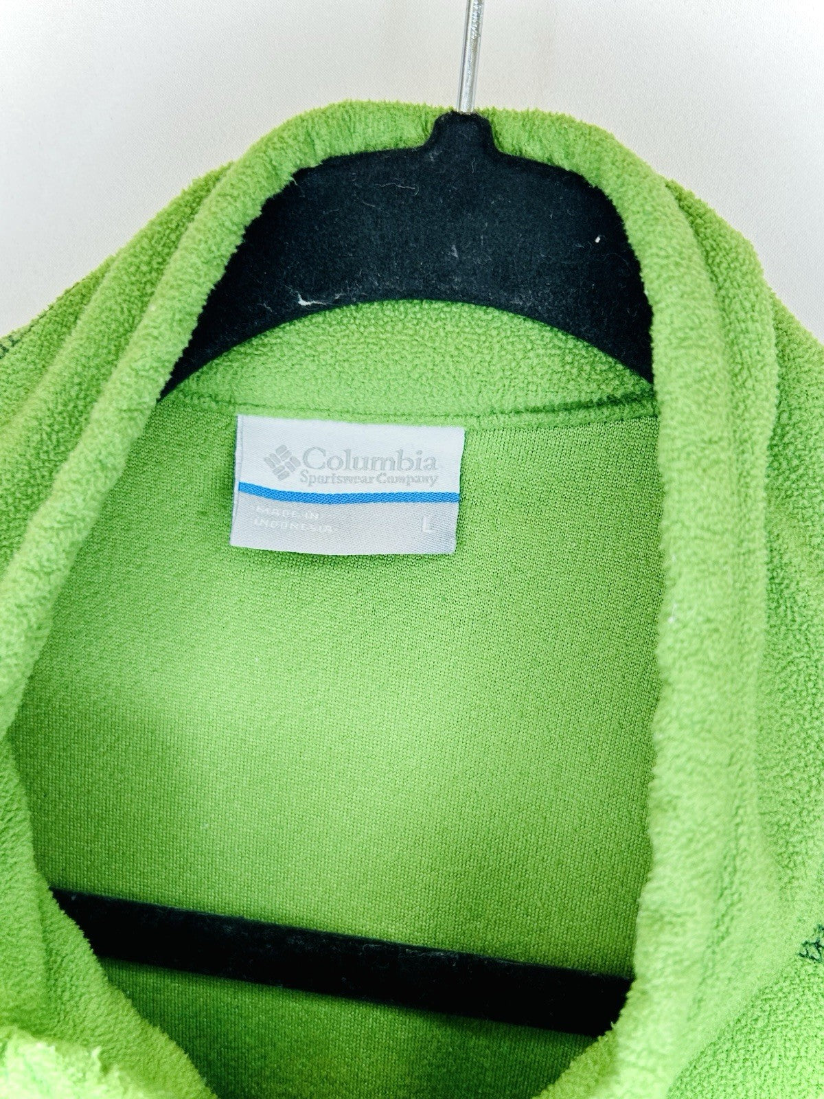 Green Columbia Fleece Jacket - Men’s Large