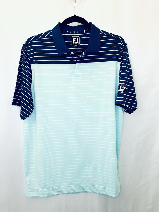 FootJoy FJ Men's Medium Short Sleeve Golf Polo Logo