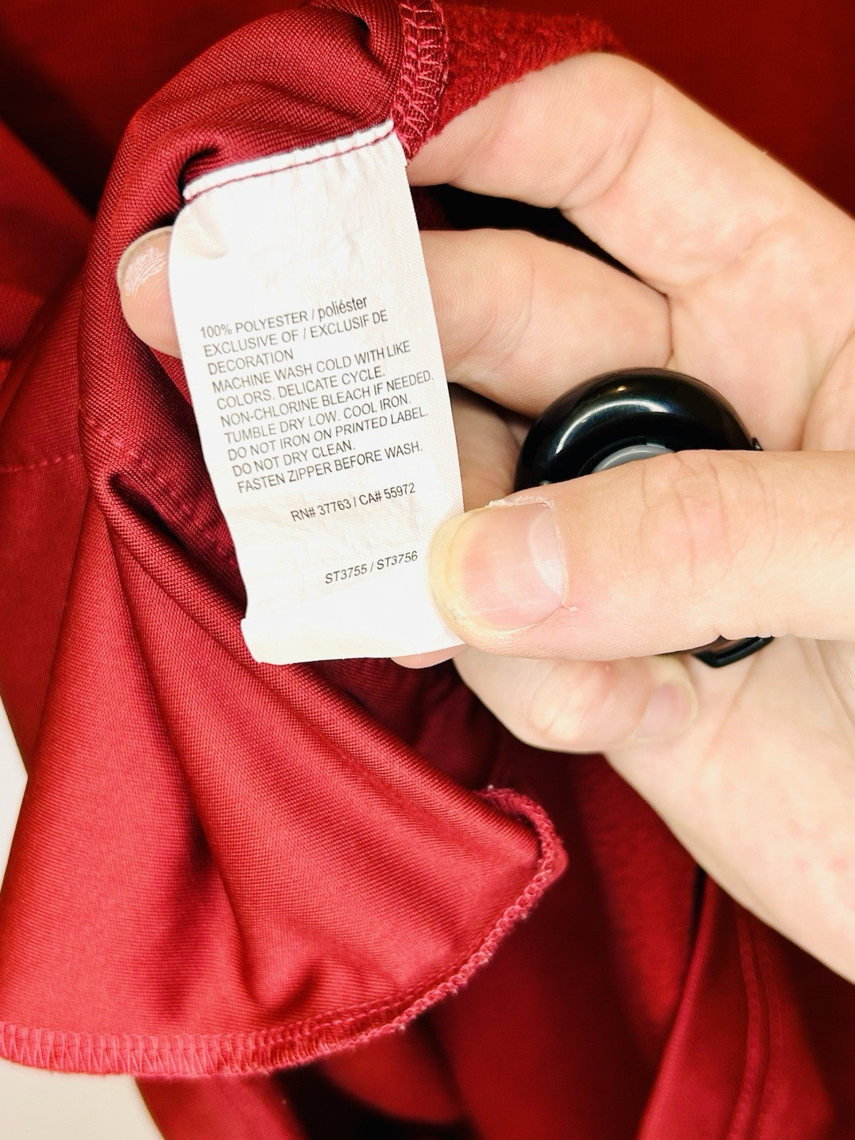 CALLOWAY MENS LONG SLEEVE RED QUARTER ZIP GOLF PULLOVER - SIZE M Medium