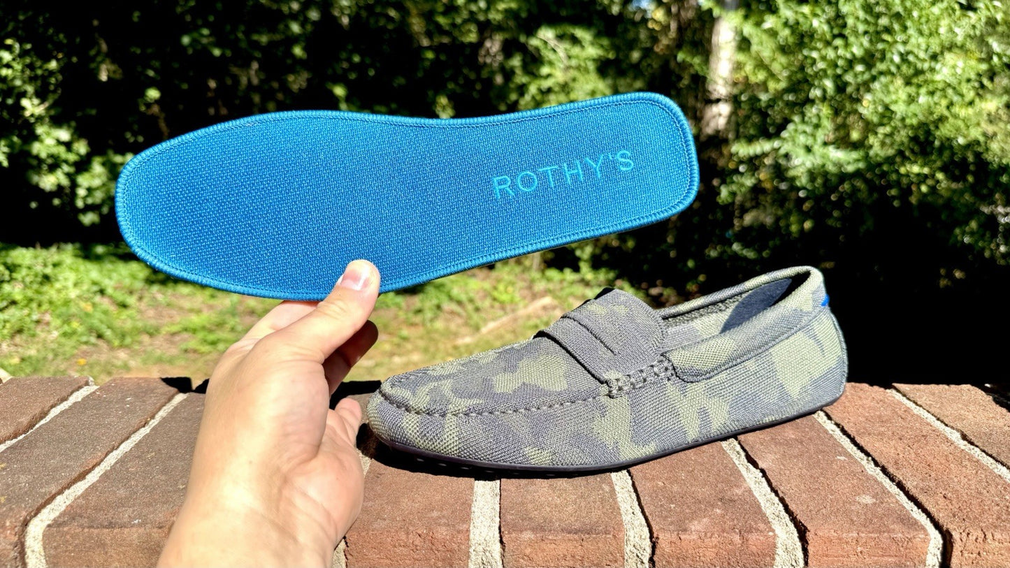 Rothy's Men’s Size 11 The Driving Loafer Forest Camo New Rare $189 Retail