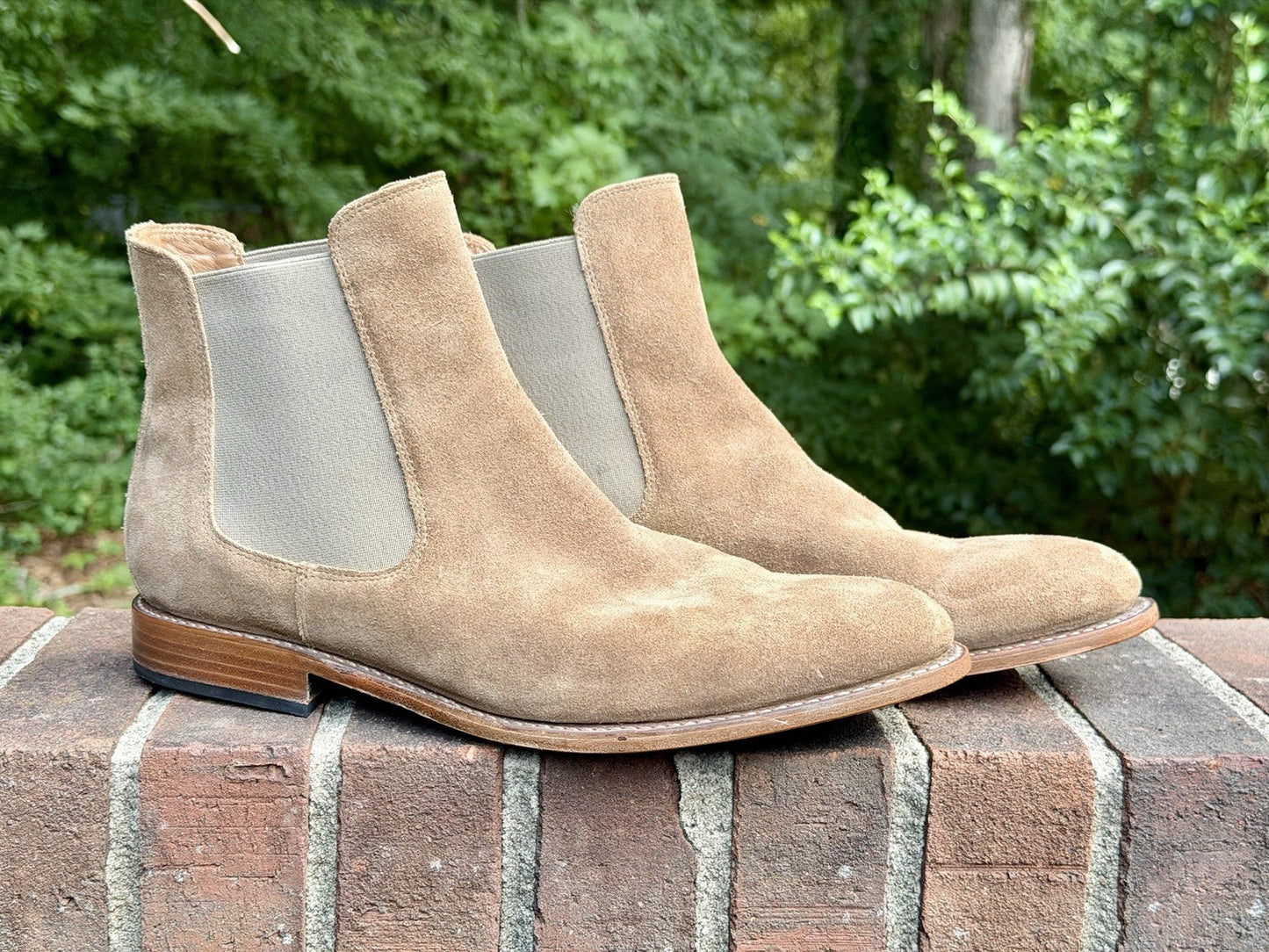 Thursday Boot Co Cavalier Chelsea Boots Sandstone Suede Men's Size 12 SSTCVLR