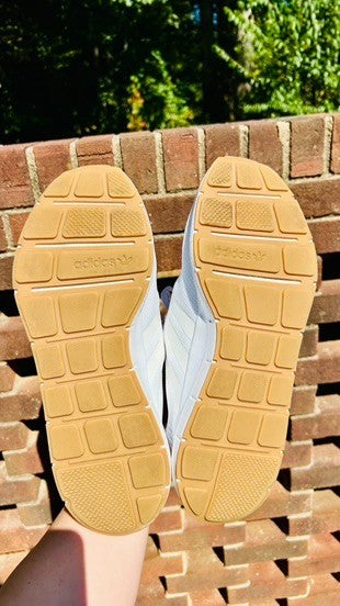 Adidas Men's Sneakers Size 12 Swift Run Triple White Athletic Casual Shoes