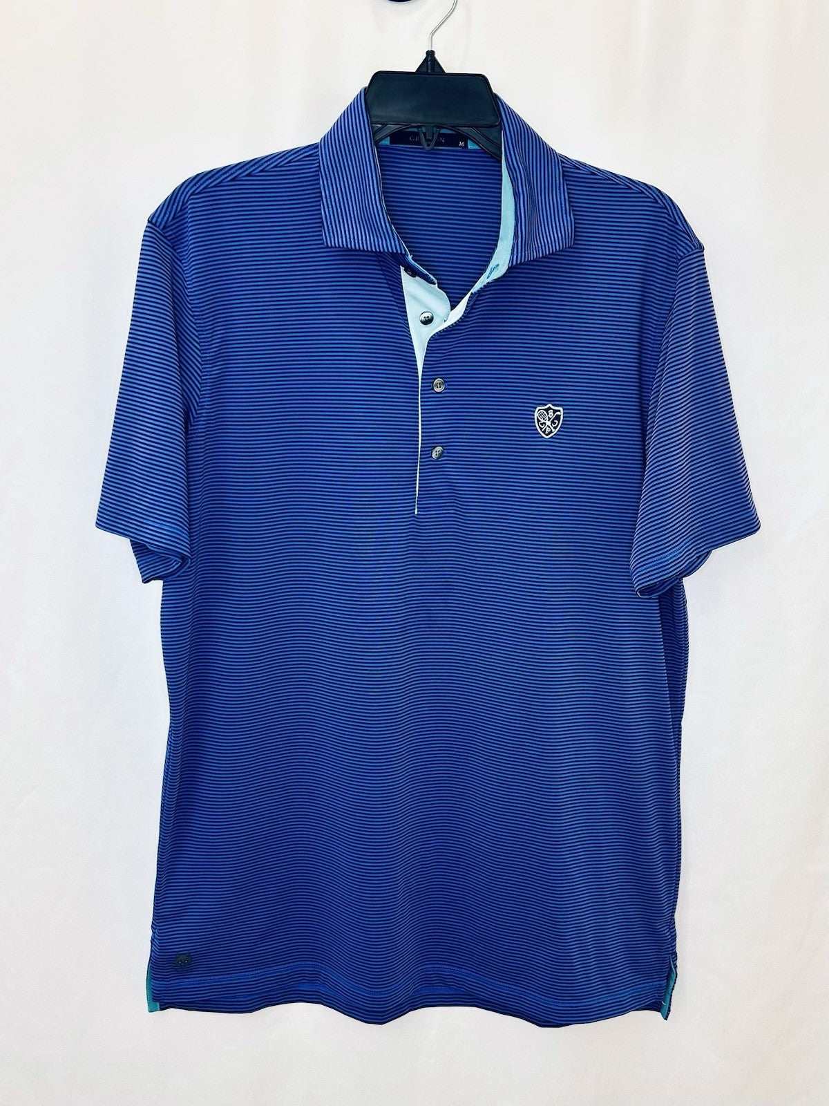 Greyson Santa Ana Polo Color Maltese Blue/Iona Blue Men’s Large | New $110