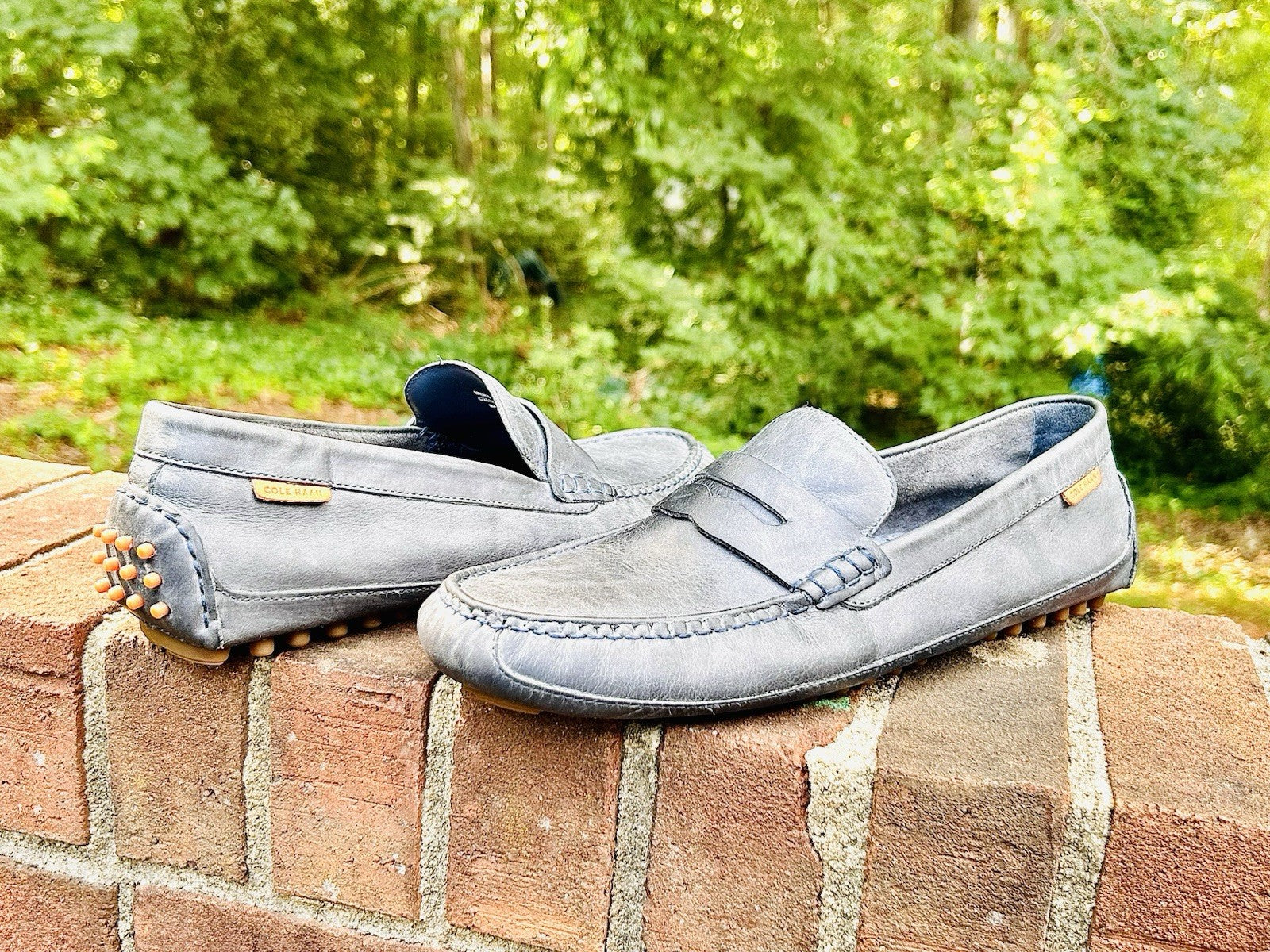 Cole Haan Coburn Penny Washed Loafers /Indigo Blue/ Men’s Size 11.5/ $170 Retail