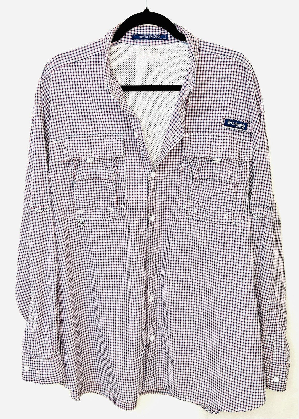 Columbia PFG Super Bahama Casual Button-Down Shirts Men’s XL