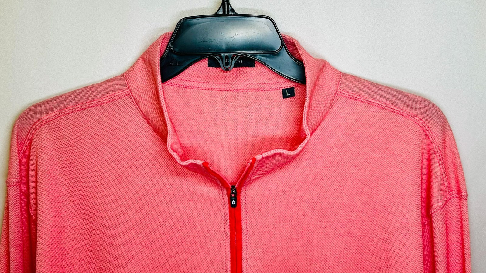 NWOT MEN'S TURTLESON PULLOVER, SIZE: L, COLOR: RED HEATHER (M1)