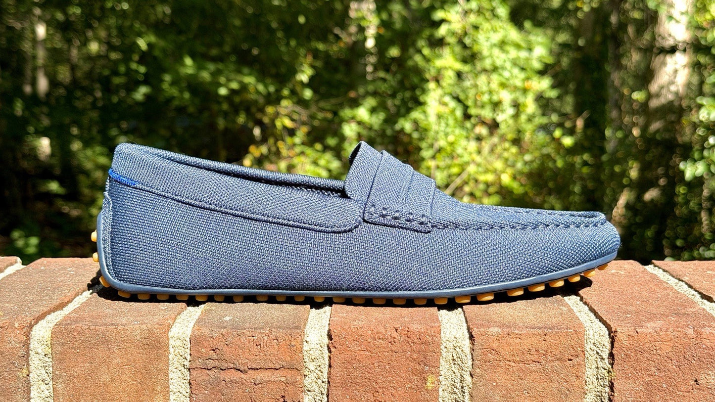 Rothy's Men’s Size 11 The Driving Loafer Navy New Rare $189 Retail