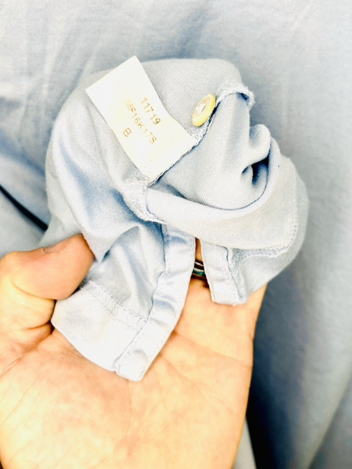 Peter Millar Polo Shirt Men L Blue Golf Logo Summer Comfort Short Sleeve Stretch