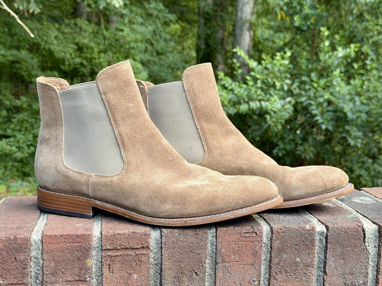 Thursday Boot Co Cavalier Chelsea Boots Sandstone Suede Men's Size 12 SSTCVLR
