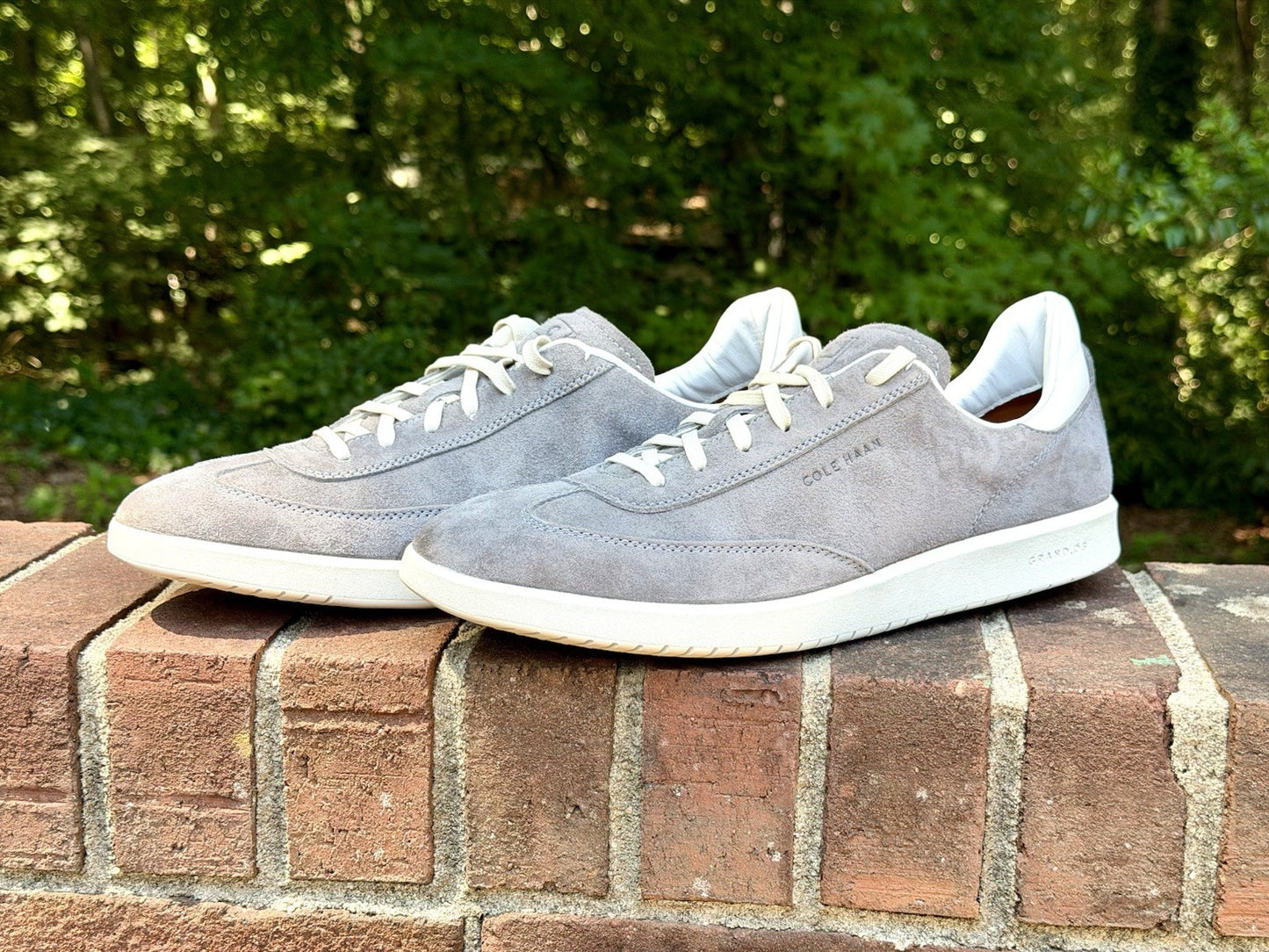 Cole Haan GrandPro Turf Suede Sneakers Ironstone Grey Men's Size 11.5 NIB C30561